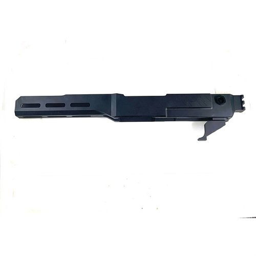 Realizzato in alluminio di grado aeronautico, il HALL CHASSIS per Ruger 10/22 offre slot M-LOK su tre lati e slot MIL-STD-1913 per stock o brace pieghevoli.