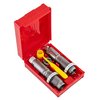 Il set di die RIFLE 2 per .32 Winchester include un die di dimensionamento a lunghezza completa, un die di caricamento proiettile e accessori, tutto in acciaio.