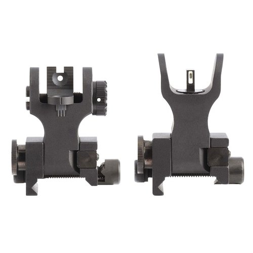 Die AR-15 Tritium Flip-Up Backup Sights bieten schnelle Einsatzbereitschaft, klare Sicht bei jedem Licht und einfache Anpassungen für CQB-Situationen.