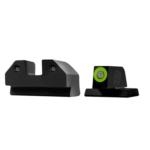 Les R3D Night Sights pour Canik TP9 offrent une visibilité optimale en lumière faible, avec un front tritium lumineux et un contraste amélioré pour un tir rapide.