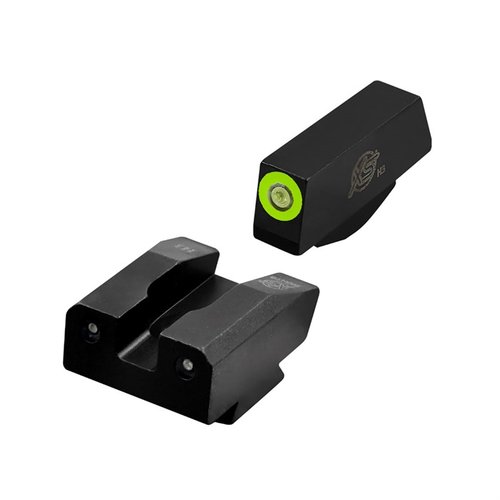 Les R3D Night Sights pour Kimber K6 offrent une visibilité optimale avec leur technologie Ember Glow, parfaits pour un tir rapide en faible lumière.