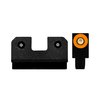 I mirini notturni R3D per Kimber K6 offrono un'ottima visibilità in condizioni di luce bassa e alta, grazie alla tecnologia Ember Glow Dot e al design a 3 punti.