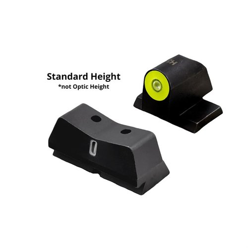 Les DXT2 Big Dot Night Sights offrent une visibilité optimale dans toutes les conditions, avec un grand point lumineux et un design compact pour S&W M&P.
