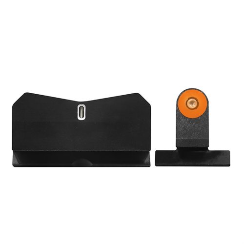 Les DXT2 Night Sights d'XS offrent une visibilité optimale de jour comme de nuit avec un Glow Dot lumineux et un design simple pour une acquisition rapide des cibles.
