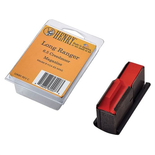 Carica di ricambio da 4 colpi per il fucile Henry Long Ranger in 6.5 Creedmoor, ideale per garantire prestazioni affidabili e un'ottima esperienza di tiro.