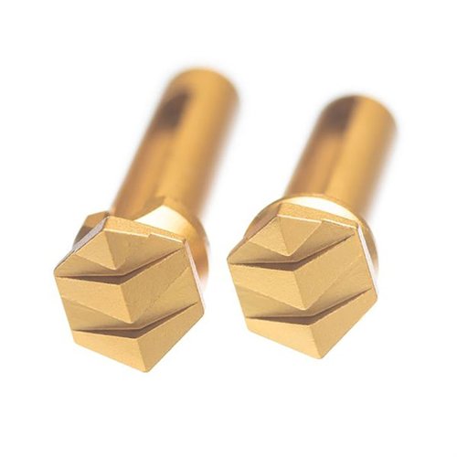 Les pins de démontage améliorés AR-15 de Tyrant CNC sont légers, robustes, s'installent sans outils et disponibles en plusieurs couleurs durables.