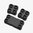 MAGPUL DAKA BINS 3-PACK ONE 2X4 AND TWO 2X2 BLACK
