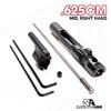 .625" gas block, sistema a pistone regolabile per AR-15 con Bleed Off® per minore usura, minor rinculo e funzionamento più pulito e fresco.