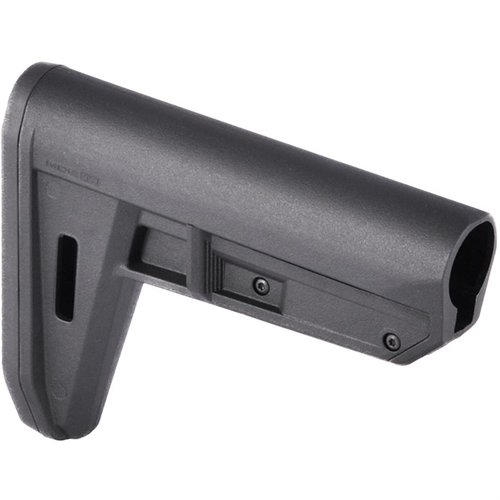 Der MOE TR Mil-Spec Carbine Stock ist leicht, einfach zu installieren und bietet eine bequeme LOP-Anpassung mit einem innovativen Trigger Release Mechanismus.