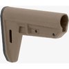 Le MOE TR Carbine Stock de Magpul est léger, facile à installer et à ajuster, avec un mécanisme de déclenchement ambidextre et des options de fixation M-LOK.