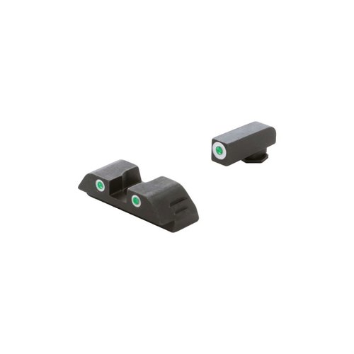Les viseurs AMERIGLO® Classic Tritium offrent une visibilité optimale dans toutes les conditions d'éclairage, parfaits pour ton Glock® Gen 5 19 & 23.