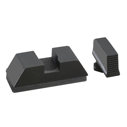 Les sites AMERIGLO® 1L offrent une co-visée précise pour les optiques sur glissière Glock® MOS, avec une conception fiable et un style noir strié.
