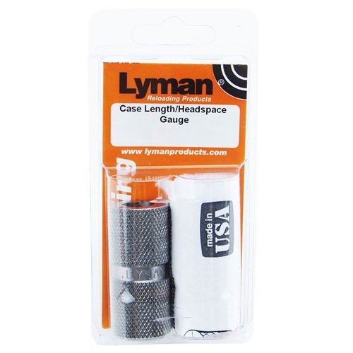 Les jauges de tête Lyman Pro en acier inoxydable vérifient la longueur de douille et l'espace entre la cartouche, offrant précision et durabilité sans rouille.