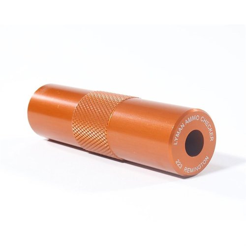 Der Lyman Pro Ammo Checker aus rostfreiem Edelstahl sorgt für präzise Passform deiner 223 Rem Patronen und garantiert reibungsloses Laden deiner Munition.