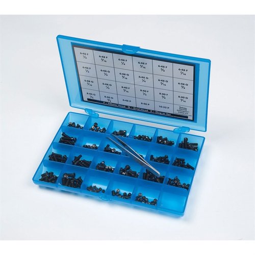 Le kit de vis de 277 pièces MASTER GUNSMITH de LYMAN est parfait pour les propriétaires d'armes, avec des vis rares et un rangement pratique, idéal pour tout armurier.