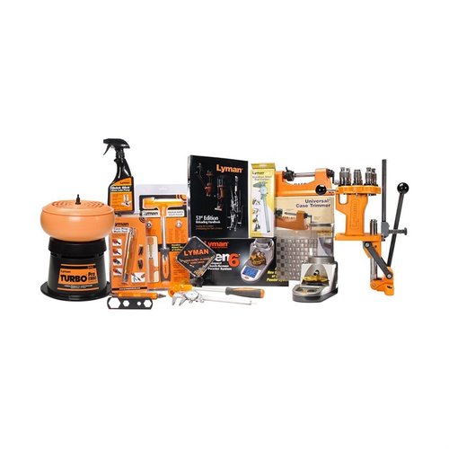Le Lyman Ultimate Reloading System est le kit ultime pour recharger, avec des outils premium comme le All American 8 press et le Gen 6 Powder System, tout en un!