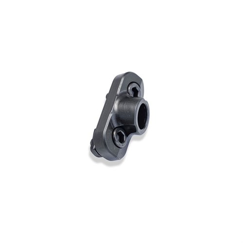 Der Angled M-LOK QD Sling Swivel Socket aus 4140 Stahl ermöglicht eine kompakte Montage unter 12 Uhr Lasern und nutzt optimal die MLOK-Positionen.