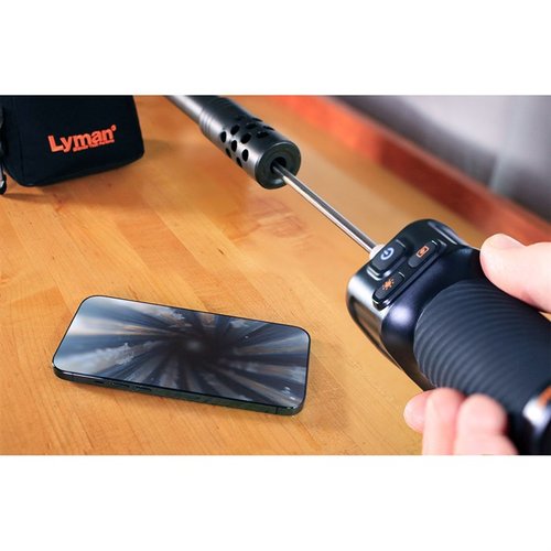La Borecam 2.0 di Lyman offre ispezioni senza fili con immagini 1920 x 1080 direttamente sul tuo smartphone, adatta per canne da 22 calibro e oltre.