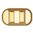 TYRANT CNC EXTENDED MAGAZINE RELEASE FOR SPRINGFIELD ECHELON - GOLD