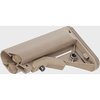 Der LMT SOPMOD Buttstock bietet einen rutschfesten Gummirücken, verbesserte Wangenauflage, wasserdichte Fächer und QD-Schwenkeinsätze für optimalen Komfort.