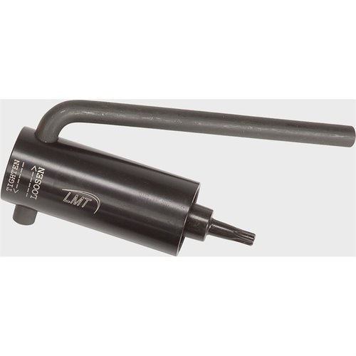 Le LMT TORQUE WRENCH est pré-réglé à 140 inch pounds, idéal pour les vis de verrouillage de canon MRP et MWS, garantissant un assemblage précis et sécurisé.