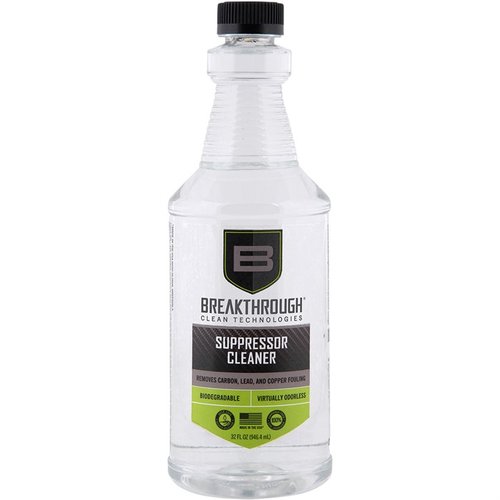 Il SUPPRESSOR CLEANER è un detergente a base d'acqua, senza ammoniaca, che rimuove carbonio e piombo senza danneggiare il tuo suppressor, prevenendo ruggine e corrosione.