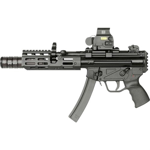 Der SUPPRESSOR M-LOK® Handguard für H&K MP5 bietet eine leichte, robuste Konstruktion, einfache Installation und ist ideal für Suppressor-Nutzung.