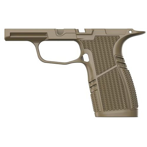 Le Snub Nose Grip Module pour SIG SAUER P365 offre une ergonomie optimisée, une durabilité exceptionnelle et s'adapte à tes accessoires existants sans compromis.