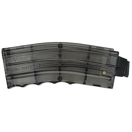 Die V208 AR-15 22 Long Rifle Magazine bietet eine anpassbare Feed-Höhe mit 8 schnellen Wechsel-Einsätzen und ist mit vielen Rimfire-Plattformen kompatibel.