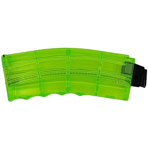 Il caricatore V208 AR-15 da 25 colpi è regolabile per adattarsi a diverse piattaforme, offre inserti rapidi e una presa ergonomica per un'ottima esperienza di tiro.