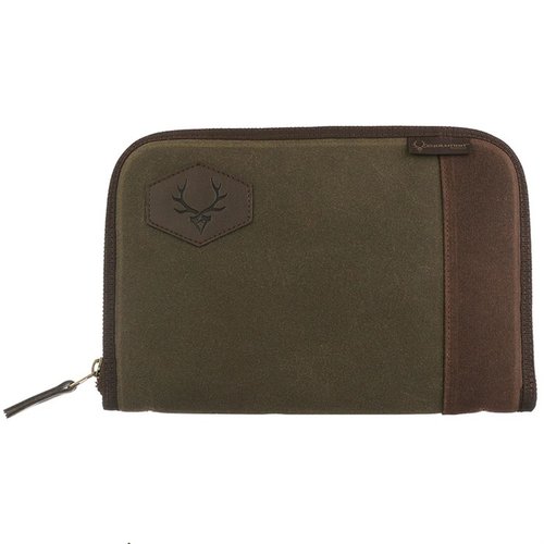 Scopri il Rawhide Waxed Canvas Pistol Rug: costruzione in tela cerata resistente, fodera in flanella, cerniere in ottone antico e imbottitura per la massima protezione.