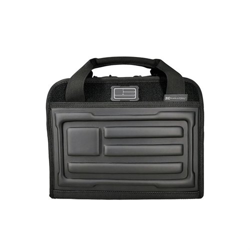 Die EVA TACTICAL PISTOL CASE bietet maximalen Schutz mit gepolstertem Schaum, weichem Fleece-Innenfutter, und praktischen Tragegriffen für deine Abenteuer.