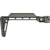 Le MINIMALISTIC SIDE FOLDING STOCK est robuste, léger, et offre une configuration pliable à gauche ou à droite avec 5 points d'attache QD pour un confort optimal.