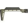 Le MINIMALISTIC SIDE FOLDING STOCK de Midwest Industries offre une conception rigide, un mécanisme en acier robuste, 5 points d'attache QD et un confort optimal.