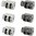 MIDWEST INDUSTRIES, INC. ALPHA TANK BRAKE - BLACK NITRIDE - 24MM