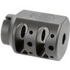 L'ALPHA TANK BRAKE offre una riduzione massima del salto della canna grazie al design a doppia camera, costruito in acciaio inossidabile 416, con finitura Black Nitride.