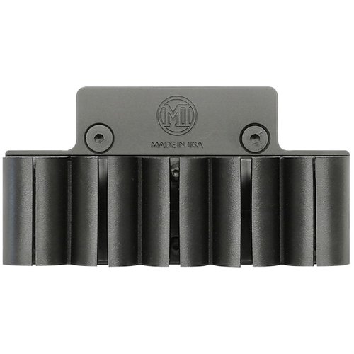Der SHOTGUN SHELL HOLDER PLATE BUNDLE bietet schnellen Zugriff auf 5 zusätzliche 12 Ga Patronen, ist leicht und aus robustem Aluminium und Polymer gefertigt.