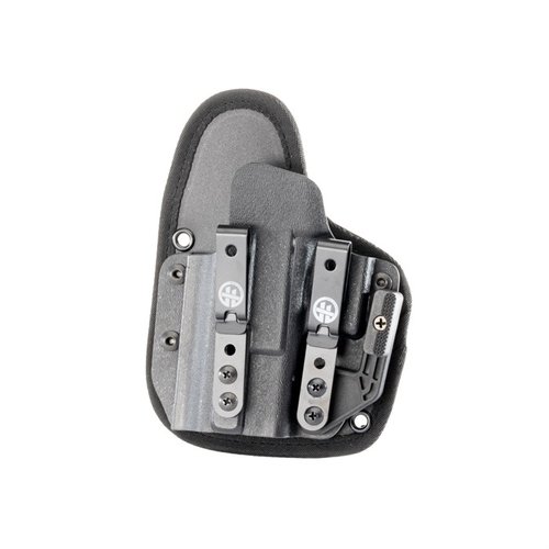 L'OMNICARRY MULTI-FIT OWB offre una vestibilità universale per oltre 300 pistole, con ritenzione superiore e comfort grazie al supporto in schiuma e rete.