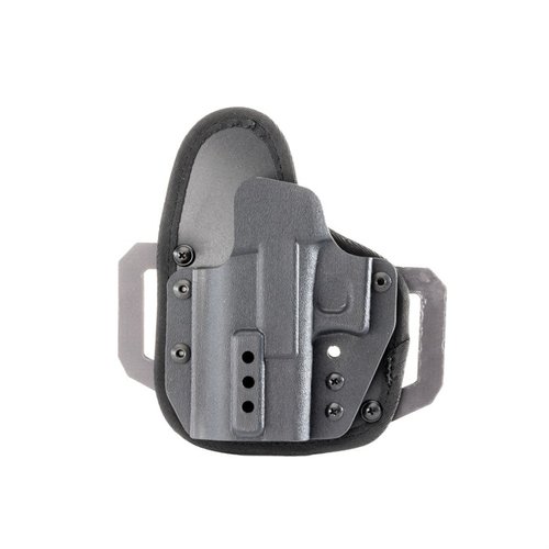 L'OMNICARRY MULTI-FIT OWB Holster offre una vestibilità universale per oltre 300 pistole, con ritenzione superiore e comfort grazie al supporto in schiuma e rete.
