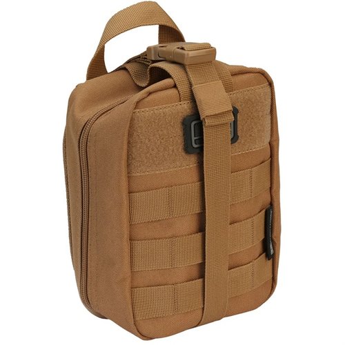Rimani pronto in ogni situazione con la resistente TACTICAL FIRST AID POUCH in poliestere, compatibile con MOLLE e con organizzazione interna per il tuo kit di pronto soccorso.