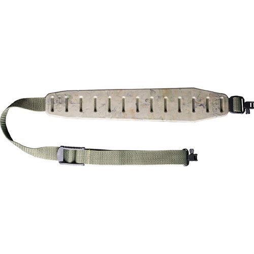 Die QUAKE CLAW 2.0 Sling mit Swivels bietet maximalen Komfort durch die rutschfeste Polsterung, die das Gewicht gleichmässig verteilt und einfach zu reinigen ist.