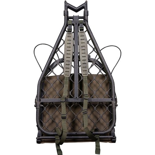 Die Quake CLAW 2.0 Treestand Carry Straps bieten eine bequeme, rutschfeste Lösung für den Transport von Hochständen, sind leicht, kompakt und geruchsresistent.