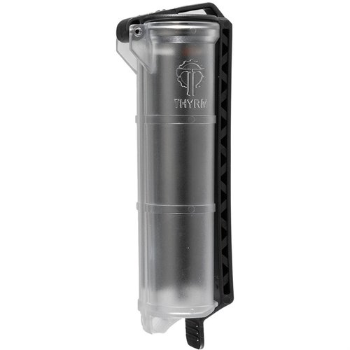 Le CellVault XL offre un rangement sécurisé pour jusqu'à 8 AAA, 6 CR123 ou 2 18650, tout en étant imperméable et facile à attacher grâce à son design pratique.
