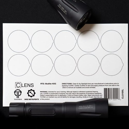 Protége tes lentilles de lampes avec CLENS, faciles à utiliser et à retirer, pour garder une luminosité optimale lors de tes sessions de tir.