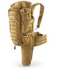 Lo zaino tattico con supporto per fucile offre ampio spazio, comfort con schienale imbottito e capacità di 900 cu. in., perfetto per viaggi e caccia.