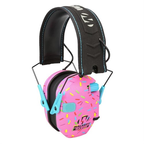 Les Walkers Razor Slim Electronic Muffs offrent une protection auditive compacte, pliable, avec réduction de bruit de 23 dB et confort optimal pour le tir.
