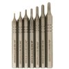 Das Grace USA Short Pin Punch Set bietet präzise, langlebige Werkzeuge aus hochlegiertem Stahl, ideal für detailreiche Arbeiten und mit hexagonalem Design für Stabilität.