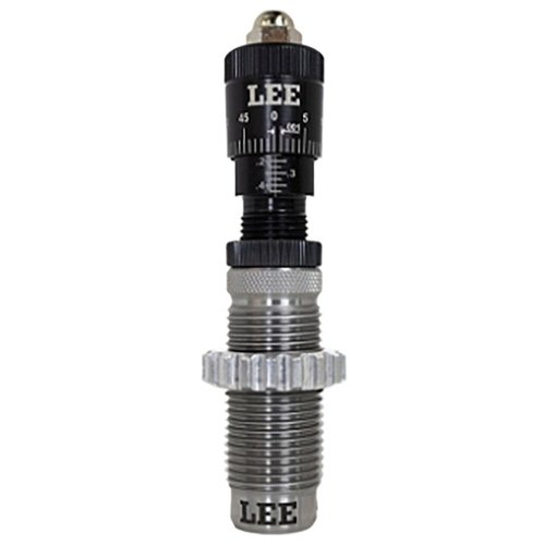 Transforme ton Lee Carbide Factory Crimp die en un die de siège de balle précis et facile à ajuster, tout en crimpant et post-sizing en une seule étape.