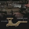 Il kit di montaggio dual optic HYDRA V2 per AIMPOINT MICRO-T2 offre un centro ottico di 2.91" per un'identificazione più rapida dei bersagli e maggiore consapevolezza situazionale.