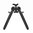 WARNE MFG. COMPANY VAPOR PICATINNY BIPOD BLACK
